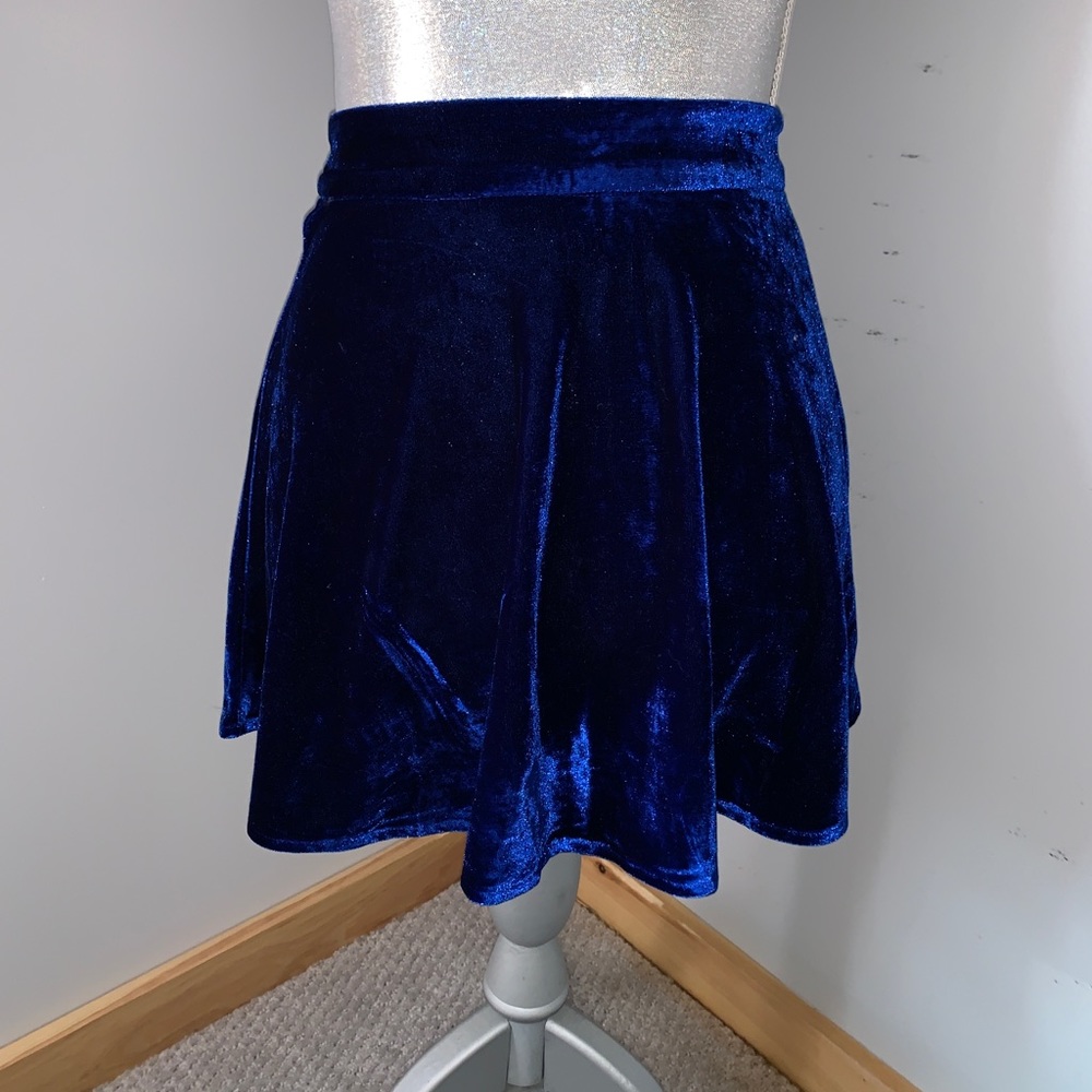 Blue Velvet Skirt, never worn